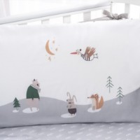 Lenjerie de pat pentru copii Perina Forest Baby (FB3-01.1) Grey imaginea #3 — magazin online Desire.md