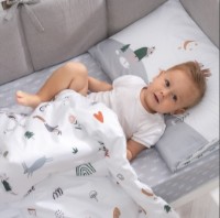 Lenjerie de pat pentru copii Perina Forest Baby (FB3-01.1) Grey imaginea #9 — magazin online Desire.md
