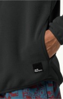 Мужская толстовка Jack Wolfskin Bockenheim Fleece Black, s.L фото №4 — интернет-магазин Desire.md