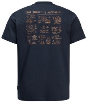 Мужская футболка Jack Wolfskin Journey T M Navy, s.XL фото №2 — интернет-магазин Desire.md