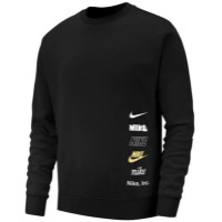 Мужская толстовка Nike M Nk Club + Bb Crew Mlogo Black, s.M