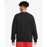 Hanorac pentru bărbați Nike M Nk Club + Bb Crew Mlogo Black, s.M imaginea #3 — magazin online Desire.md