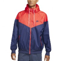 Мужская ветровка Nike Sportswear Heritage Essentials Windrunner Midnight Navy/Light Crimson, s.M фото №2 — интернет-магазин Desire.md
