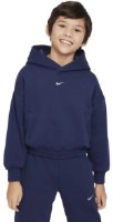 Hanorac pentru copii Nike K Nk C.O.B. Po Hoodie Midnight Blue Navy/White, s.M imaginea #1 — magazin online Desire.md