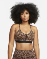 Топ Nike W Nk Df Indy V-Neck Lprd Bra Archaeo Brown/Black, s.S фото №1 — интернет-магазин Desire.md