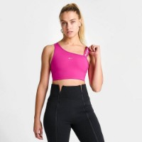 Bustieră Nike W Np Df Swsh Asymmetric Bra Fireberry/Ice Peach, s.S imaginea #1 — magazin online Desire.md