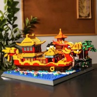 Конструктор Wange Qinhuai River Painted Boat-NanJing 1353pcs (6232) фото №4 — интернет-магазин Desire.md