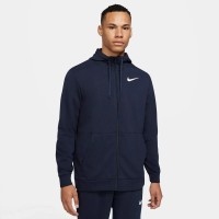 Hanorac pentru bărbați Nike Dri-Fit Training Obsidian/White, s.L