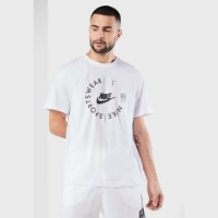 Мужская футболка Nike M Nsw Spu SS Tee White/Black, s.M