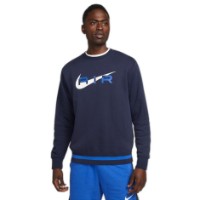 Hanorac pentru bărbați Nike M Nsw Sw Air Crew Flc Bb Obsidian, s.XL