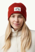 Căciulă Jack Wolfskin Badge Beanie Intense Rust imaginea #2 — magazin online Desire.md