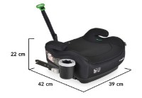 Scaun auto înălțător pentru copii Cangaroo I-Swift Black imaginea #7 — magazin online Desire.md