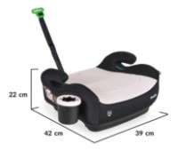 Scaun auto înălțător pentru copii Cangaroo Swift Pink imaginea #6 — magazin online Desire.md