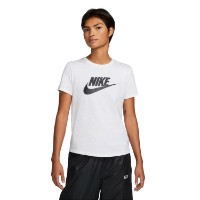 Женская футболка Nike W Nsw Tee Essntl Icn Ftra White/Black, s.XXL