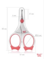 Foarfece pentru copii cu protectie Roxy Kids (RPS-002-C) Coral imaginea #5 — magazin online Desire.md