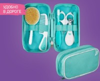 Set pentru îngrijirea bebeluşului Roxy Kids (RHS-001) Turquoise imaginea #3 — magazin online Desire.md