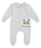 Детский комбинезон-слип Minikin Happy Baby 56cm Light Gray (242860156)