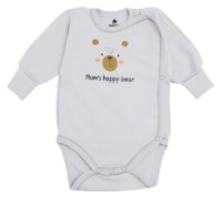 Body pentru copii Minikin Happy Baby 62cm Light Gray (242800162) imaginea #1 — magazin online Desire.md