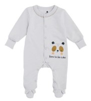 Salopetă-slip pentru copii Minikin Happy Baby 68cm Light Gray (242860168) imaginea #1 — magazin online Desire.md