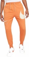 Pantaloni spotivi pentru bărbați Nike Jogginghose Sportswear Swoosh Orange/White, s.XL