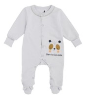 Детский комбинезон-слип Minikin Happy Baby 74cm Light Gray (242860174)