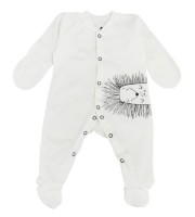 Salopetă-slip pentru copii Minikin Hedgehog 56cm Milky (242240356) imaginea #1 — magazin online Desire.md