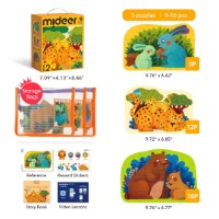 Puzzle Mideer 3in1 Level Up 2 (MD1475) imaginea #2 — magazin online Desire.md