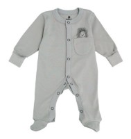 Salopetă-slip pentru copii Minikin Hedgehog 74cm Gray (242250374)