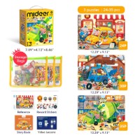 Puzzle Mideer 3in1 Level Up 3 (MD1477) imaginea #2 — magazin online Desire.md