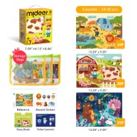 Puzzle Mideer 3in1 Level Up 3 (MD1480) imaginea #2 — magazin online Desire.md
