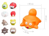 Игрушка для купания Roxy Kids 9pcs (RRT-823-2) фото №3 — интернет-магазин Desire.md