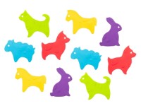 Mini covorașe de baie Roxy Kids Animals 10pcs (RBM-010-CC)