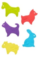 Mini covorașe de baie Roxy Kids Animals 15pcs (RBM-015-AN)