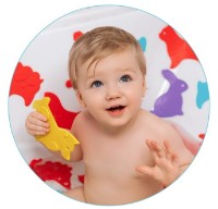 Mini covorașe de baie Roxy Kids Animals 15pcs (RBM-015-AN) imaginea #5 — magazin online Desire.md