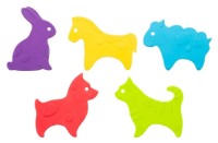 Mini covorașe de baie Roxy Kids Animals 5pcs (RBM-010-CG)