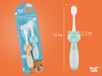 Periuta de dinti pentru copii Roxy Kids Bear 2pcs (RTB-010-OM) imaginea #5 — magazin online Desire.md