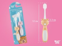 Periuta de dinti pentru copii Roxy Kids Bear 2pcs (RTB-010-PO) imaginea #4 — magazin online Desire.md