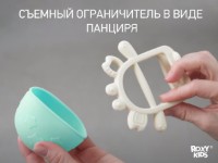 Игрушка-прорезыватель Roxy Kids Crabby Turquoise (RST-002-B) фото №5 — интернет-магазин Desire.md