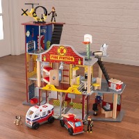 Set jucării KidKraft Deluxe Fire Station (63214-MSN) imaginea #2 — magazin online Desire.md