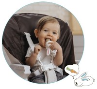 Nibbler pentru hrănire Roxy Kids Bunny Twist Pink (RFN-006) imaginea #3 — magazin online Desire.md