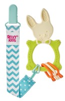 Inel gingival Roxy Kids Bunny with Clip Green (RBT-001GNSC)