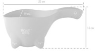 Găleată de baie Roxy Kids Dino Scoop Grey (RBS-002-G)  imaginea #3 — magazin online Desire.md