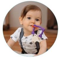 Inel gingival Roxy Kids Fox Violet (RSC-001-P) imaginea #3 — magazin online Desire.md