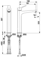 Смеситель для умывальника Armatura Morris (117388) фото №2 — интернет-магазин Desire.md