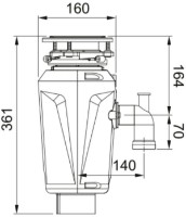 Tocătoare resturi alimentare Franke Slim 50 (134.0715.098) imaginea #4 — magazin online Desire.md