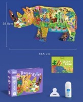 Puzzle Mideer Dreamy Rhino (MD3171) imaginea #4 — magazin online Desire.md
