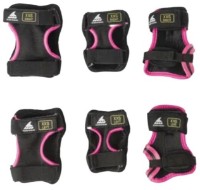 Protecție role Rollerblade Skate Gear Junior 3 Pack XS Black/Pink