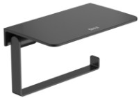 Suport hârtie igienică Roca Hotels Square Black Mat (A817612C40) imaginea #1 — magazin online Desire.md