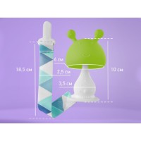 Игрушка-прорезыватель Roxy Kids Mushroom Green (RST-001-G) фото №5 — интернет-магазин Desire.md