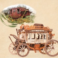 Puzzle 3D-constructor Robotime AMKA1 imaginea #2 — magazin online Desire.md